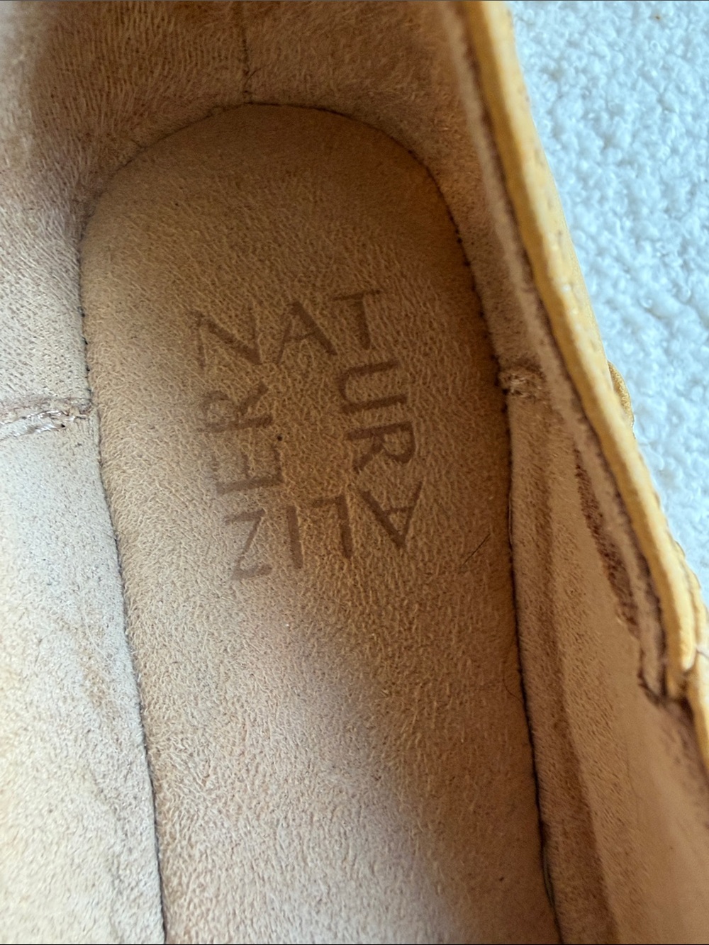 Naturalizer Mustard Suede Loafers - Picture 2 of 5